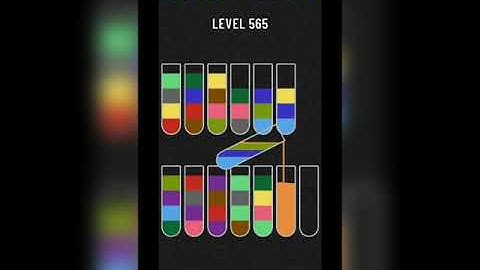 Water sort puzzle level 565