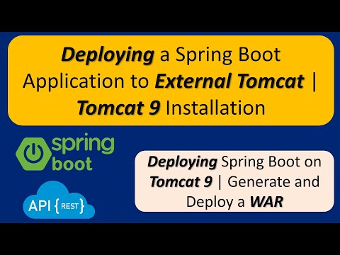 Spring boot-Generate a WAR file and deploy it in external Tomcat server | Install Tomcat 9 Server