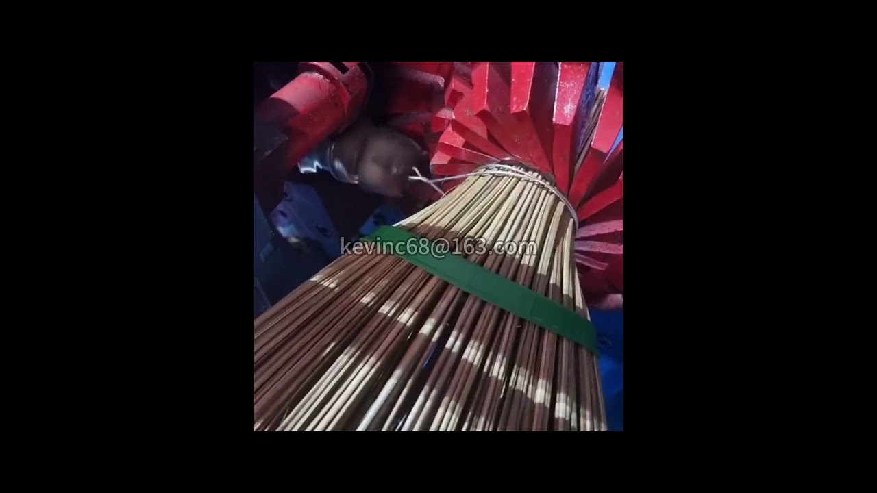 grass broom making machine 