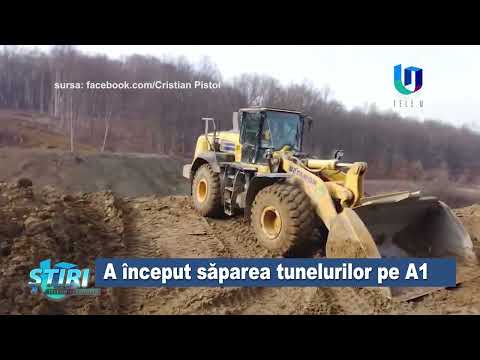A început săparea tunelurilor pe A1