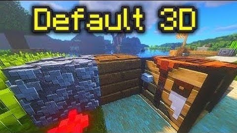 3D texture pack for minecraft pe 100% real