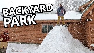 OUR BACKYARD SNOWBOARD PARK IN JAPAN