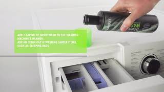 detergente para plumas