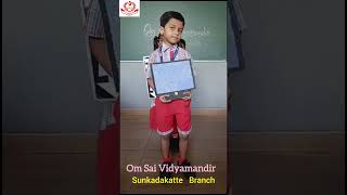 Computer Activity by 1st A Students |  Om Sai Vidyamandir