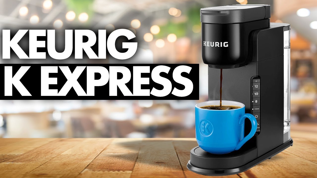 Black 8, 10, and 12 oz. Keurig K-Express Coffee Maker with bonus