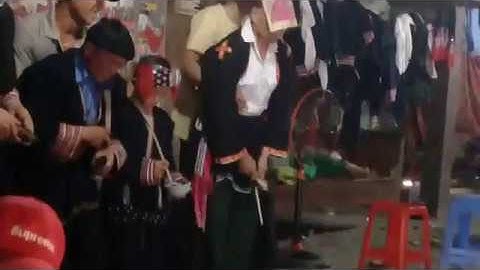 Lễ Cấp sắc người Dao tiền  Sơn La Mộc châu... cú nhảy kinh điển!