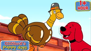 Thanksgiving Fun With Clifford Full Episodes Cartoons For Kids Cliffords Puppy Days