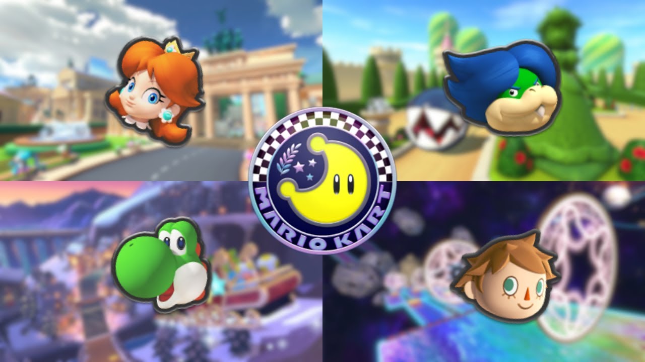 The NEW Moon Cup!!! - Mario Kart 8 Deluxe Booster Course (FIRST TIME)