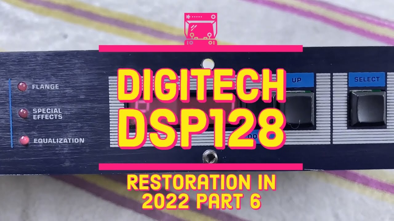Digitech DSP128 Restoration in 2022 - Part 6 - Final Assembly