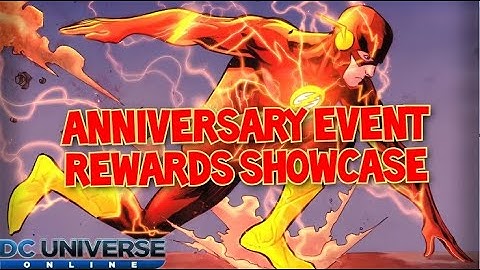 DCUO Anniversary Event 2022 Rewards Showcase