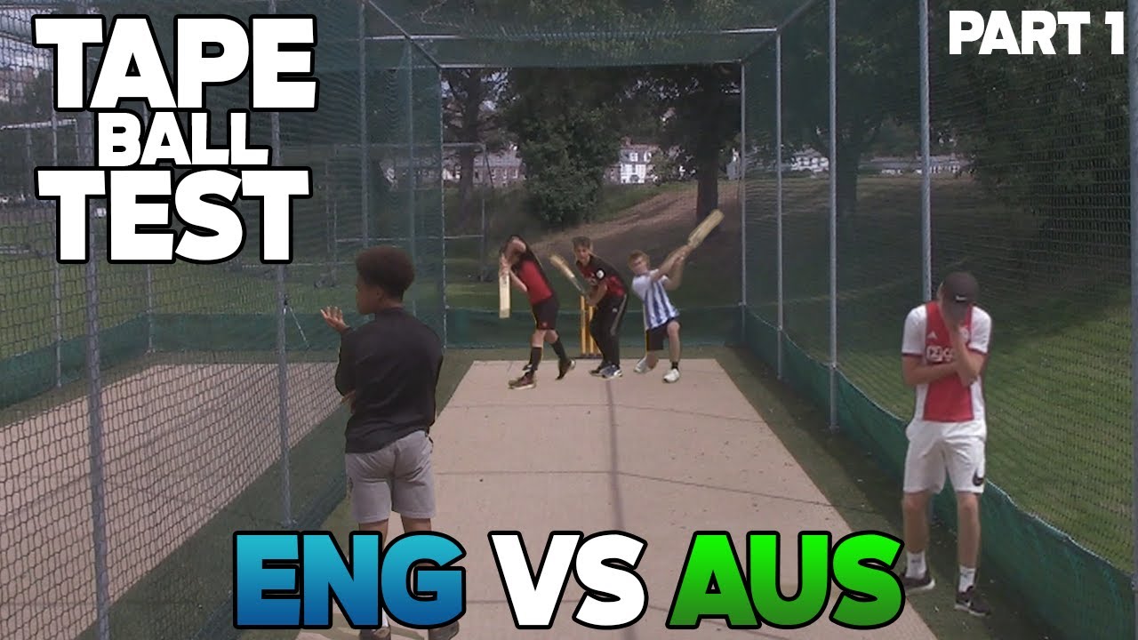 England Vs Australia TAPE BALL Test Match | ft. MGTV | Part 1