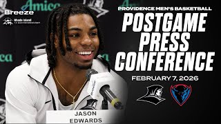 26.2.7 Providence MBB vs. DePaul Postgame Press Conference