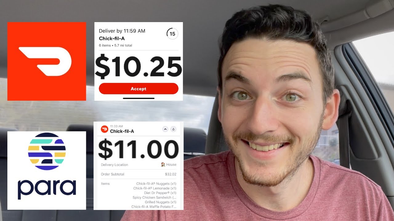 My First Day With Para On DoorDash (Tip Transparency) YouTube