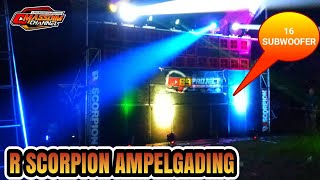 SOUND R SCORPION CEK SOUND 16 SUB | HUJAN² TETAP LOSSS