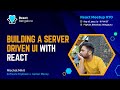 Building a server driven ui with react by nischal nikit