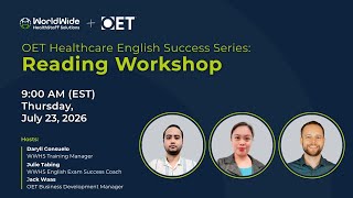 OET Healthcare English Success Series: Reading Workshop