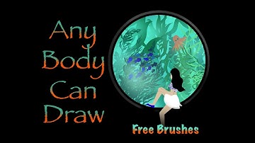 Underwater Dome | Procreate Tutorial | Pose by Gal Shir | Under the Ocean | Free Kelp Brushes | iPad