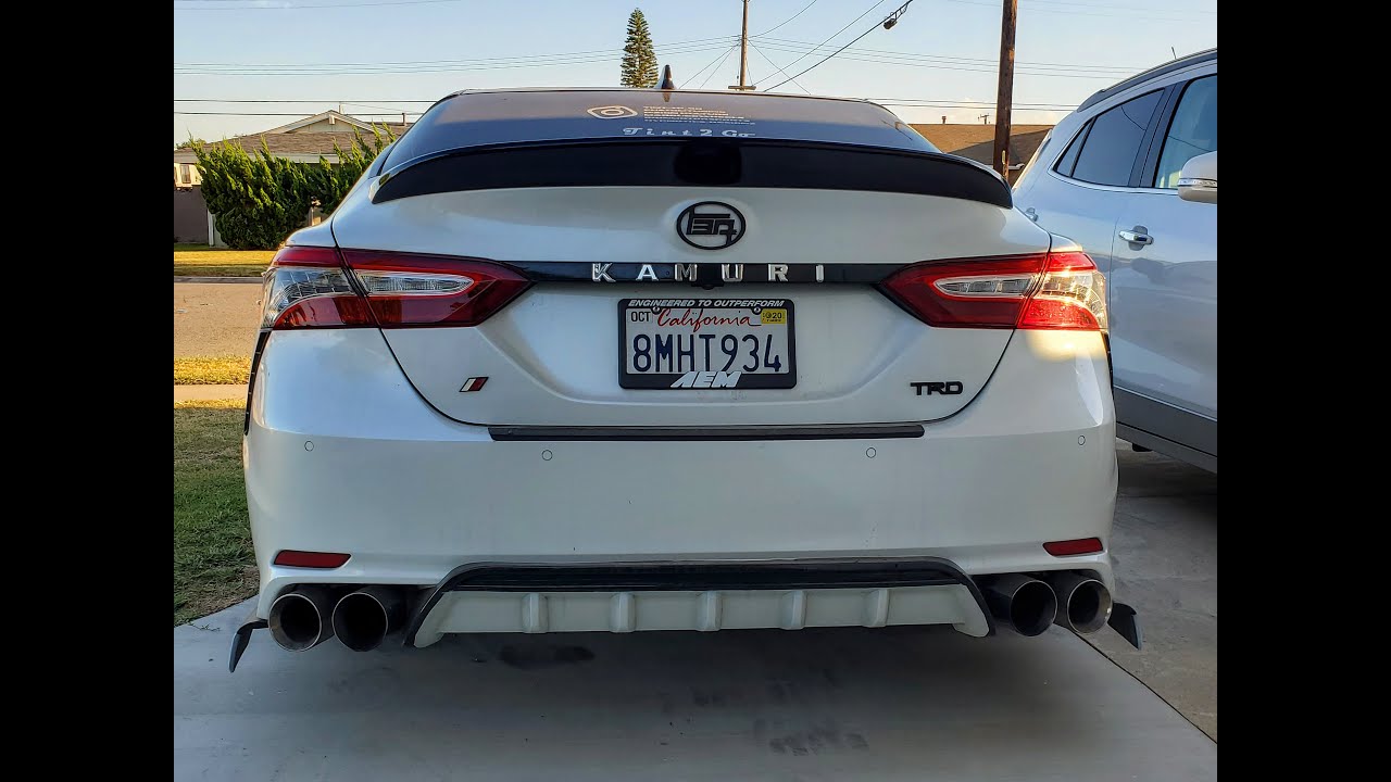 Spoiler Alert Ft Diffuser Review On Toyota Camry 2018 2020 YouTube