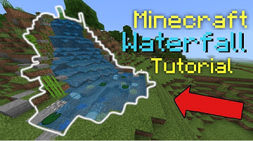 Minecraft How to make a Waterfall | Minecraft Tutorial