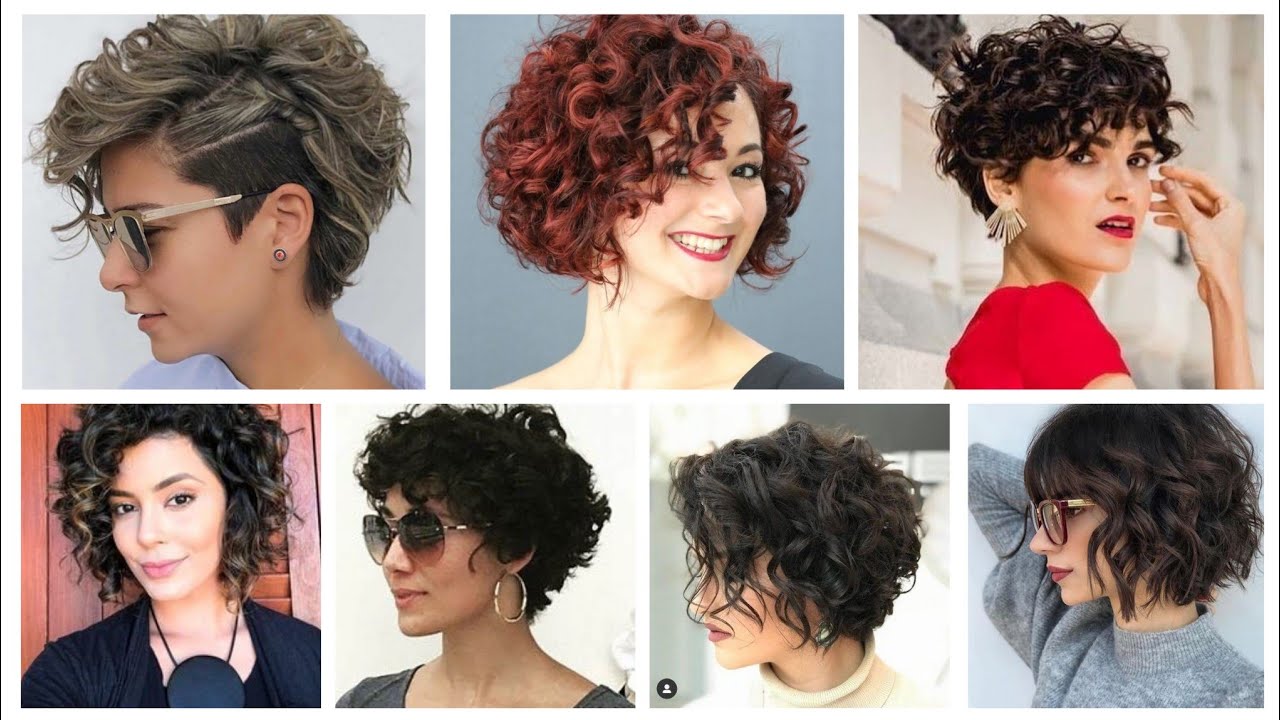 45 Variations of curly bob pixie haircuts and hairstyles #viral