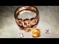 Three Stone Diamond and Sapphire Bezel Set Ring Creation Three Stone Diamond and Sapphire Bezel Set Ring Creation