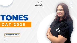 Verbal Ability Tones for CAT | Tones Explanation | CAT VARC Tones Shortcut | KYMS academy #tones