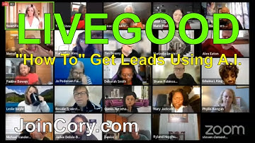 LIVEGOOD: "How To" NowSite A.I. Training, Get Leads & Signups