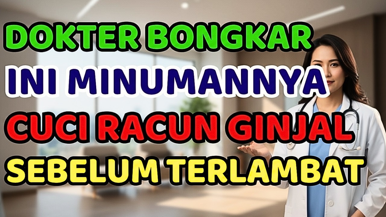 Dokter Ungkap Minuman Murah Penyelamat Ginjal Sebelum Terlambat
