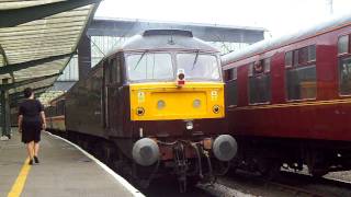 Class 47 start up at Carlisle
