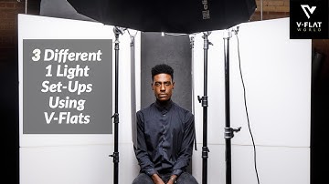 V-Flat World - 3 different 1 Light Set-Ups With John Gress