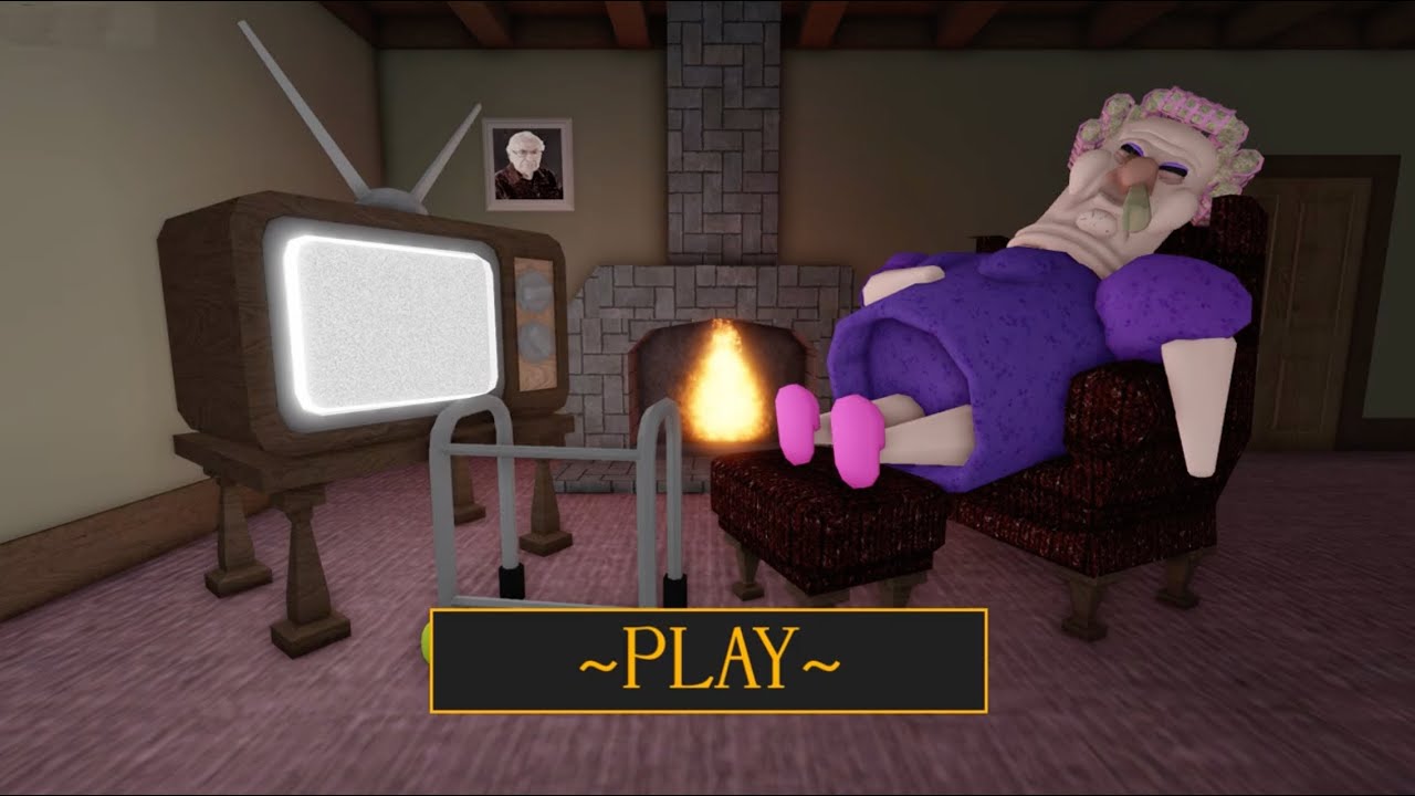 Escape from the scary granny, obby is in danger!