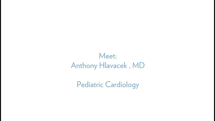 Dr. Anthony Hlavacek, Pediatric Cardiology - MUSC ...