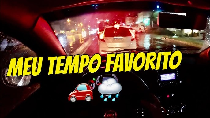 ROLÊ NOTURNO DE FIAT MOBI COM CHUVA (*Então é Natal) ! 