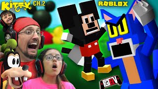 ROBLOX KITTY Chapter 2! ESCAPE Mickey's CLUBHOUSE (FGTeeV Gameplay)