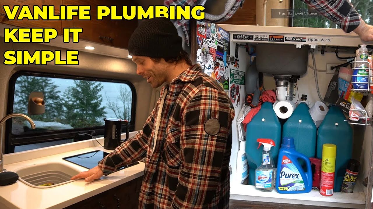 How to Install Van Life Plumbing: Keep It Simple | How My Van Life Plumbing and Water Works