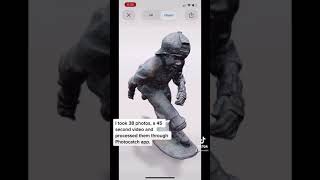 Photogrammetry 3D model made in Photocatch app