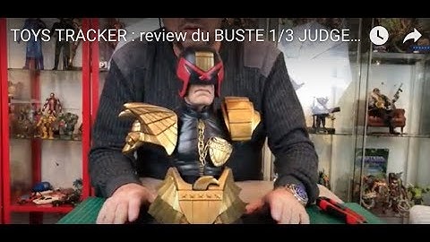 TOYS TRACKER : review du BUSTE 1/3 JUDGE DREDD (Kit résine de Michael White)