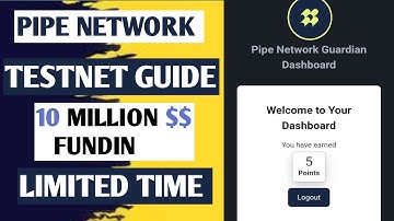 Pipe Network free Airdrop full guide || Pipe network real or fake || New testnet airdrop