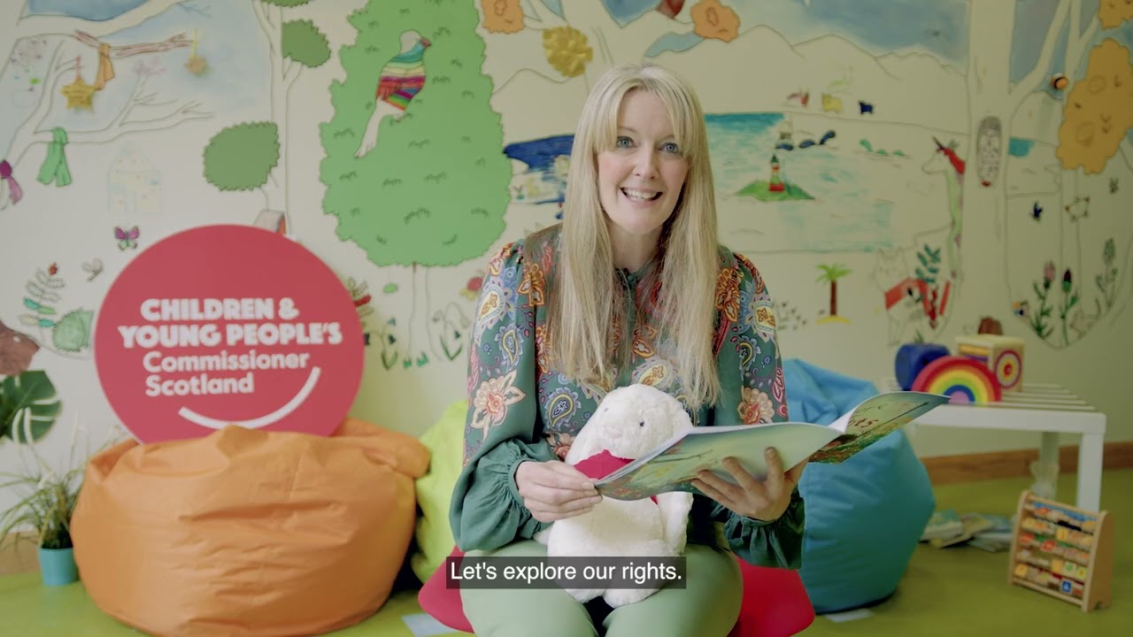 Nicola Killean reads 'Let's Explore Our Rights' for Scottish Book Week