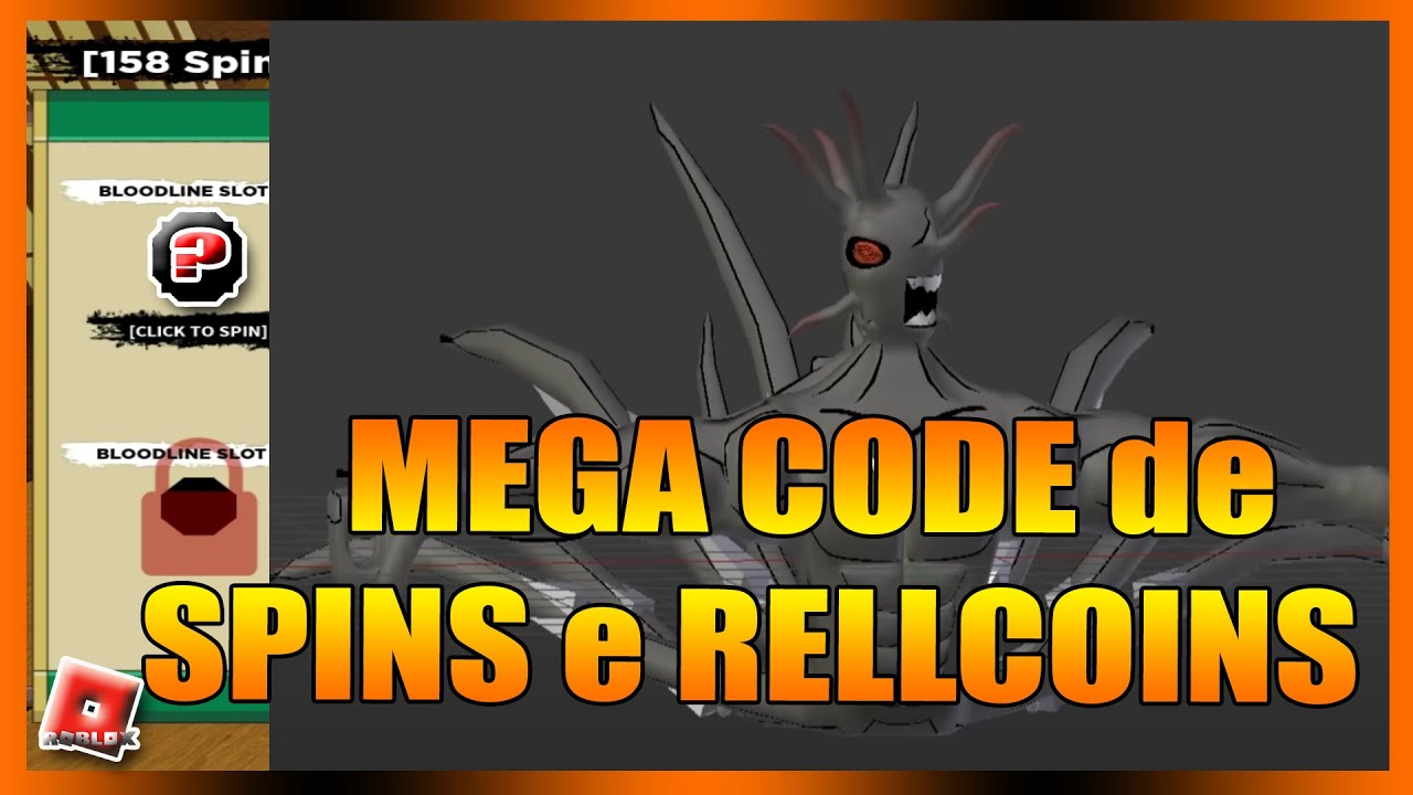 MEGA CODE de SPINS e RELLCOINS em Shindo Life (Shinobi Life 2 )[ ROBLOX ...