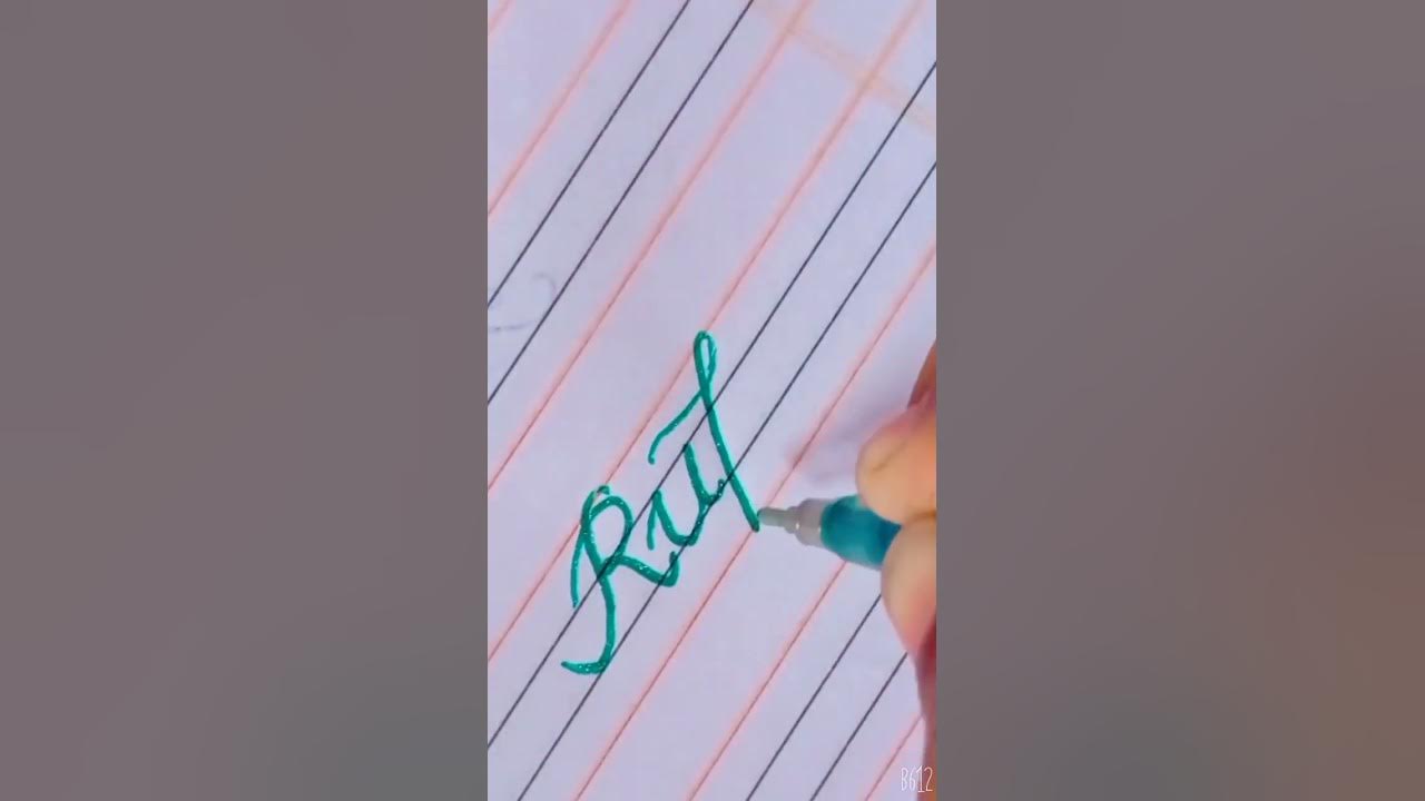 rupali-cute-name-cursive-handwriting-kaise-likhe-short-feed-saurabh