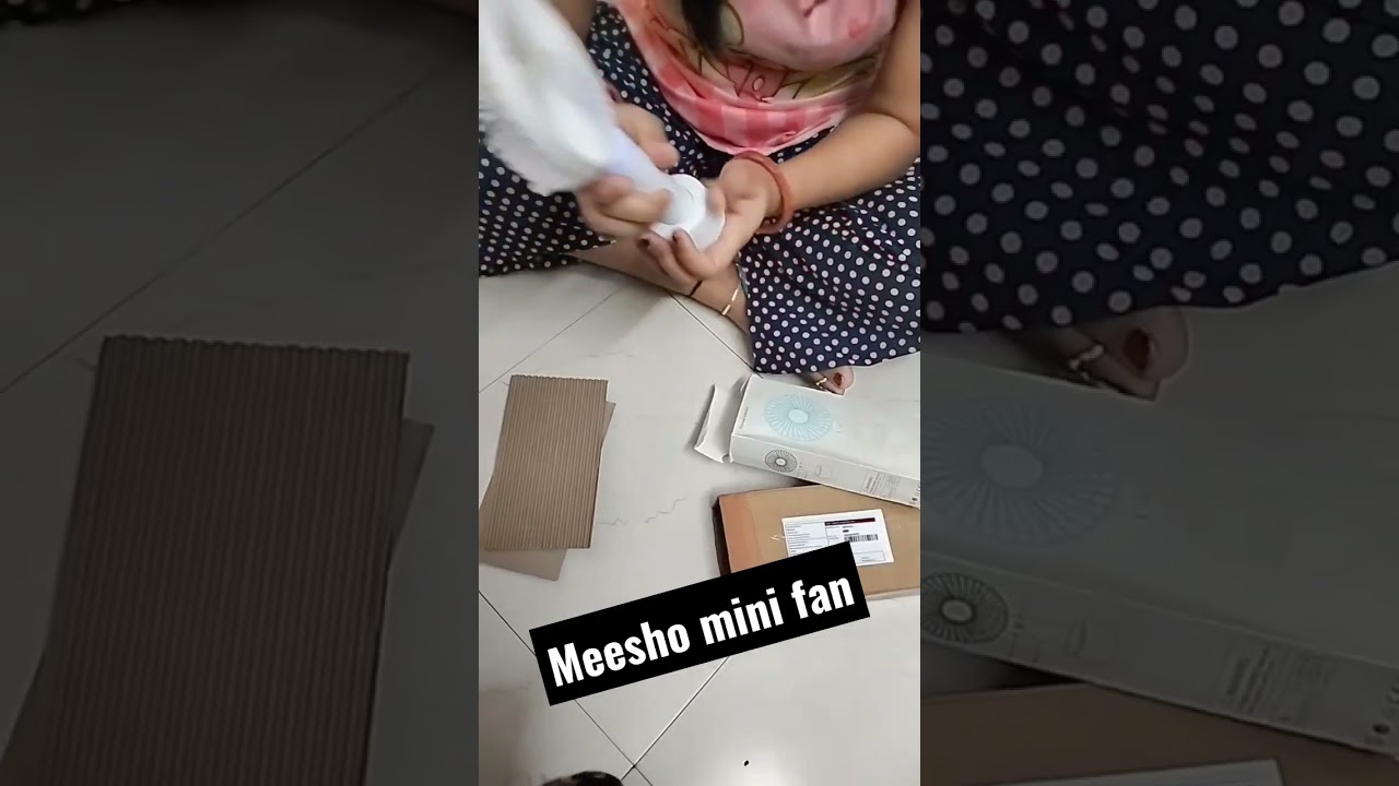 Meesho Mini fan 😊😊 #