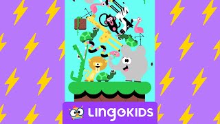 STACKING GAME: Safari Animals 🐘🐒| Lingokids Games | SHORTS screenshot 5