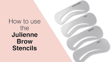 How to use the Julienne  Brow Stencil