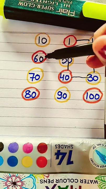 draw a checkered path with numbers 🤔🔢 #numbers #trending #shorts