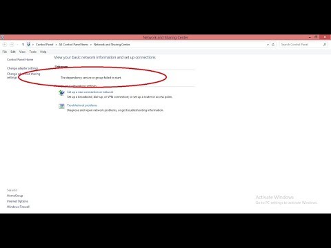 Windows 7/8/10: How To Fix Group Dependency Failed To Start Error