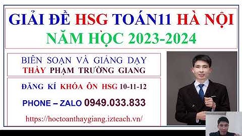 Các đề thi hsg tỉnh lớp 11 môn toán năm 2024