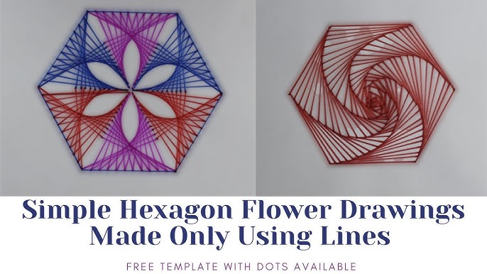 How to draw a Parabolic Curve Flowers | Simple Flower Drawing Idea | String Art | Free printable - YouTube how-to-draw-a-parabolic-curve-flowers-simple-flower-drawing-idea-string-art-free-printable-youtube