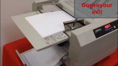 Galaxy FM500 A4 / A5 Paper/ Letter Folding Machine