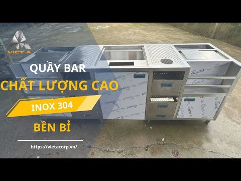 Quầy Bar Inox 304 - Chất Lượng Cao Từ Công Ty Inox Việt Á